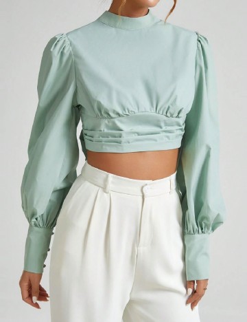 Top SHEIN, verde