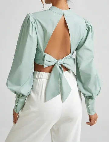 Top SHEIN, verde