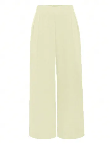 Pantaloni SHEIN CURVE, crem