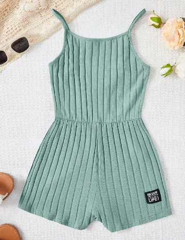 Salopeta Shein Kids, verde