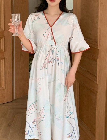 Rochie medie Dazy, alb