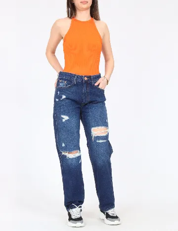 Blugi River Island, albastru