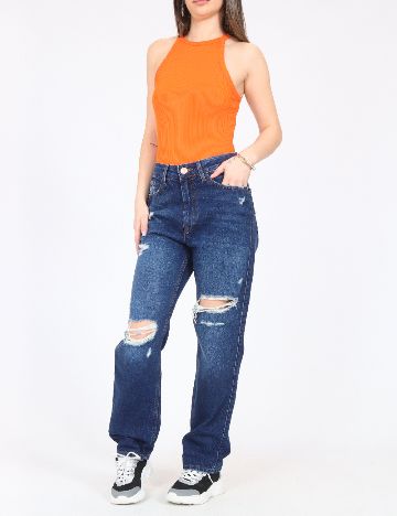 Blugi River Island, albastru