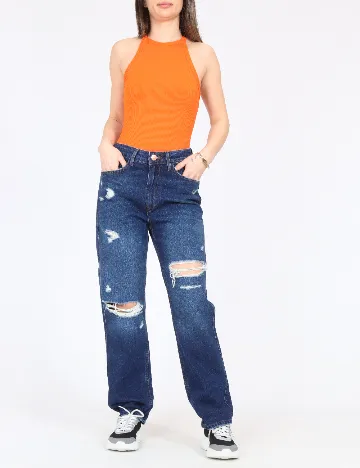 Blugi River Island, albastru