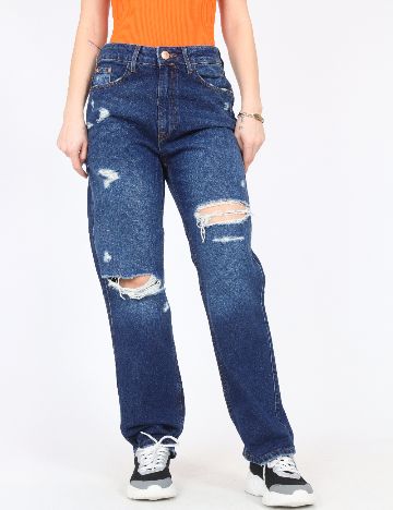 Blugi River Island, albastru