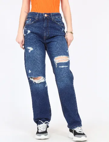 Blugi River Island, albastru