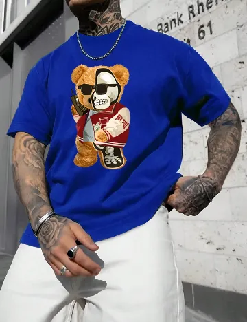 Tricou SHEIN, bleumarin