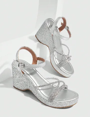 Sandale Cuccoo, argintiu