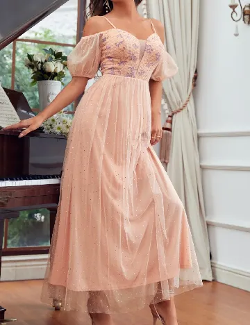 Rochie lunga SHEIN, piersica