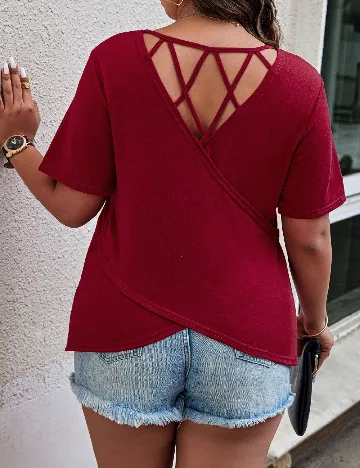 Bluza SHEIN CURVE, rosu