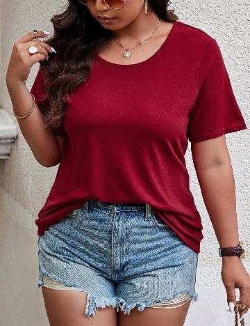 Bluza SHEIN CURVE, rosu