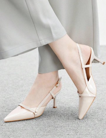 Pantofi Cuccoo, crem