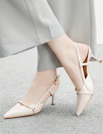 Pantofi Cuccoo, crem