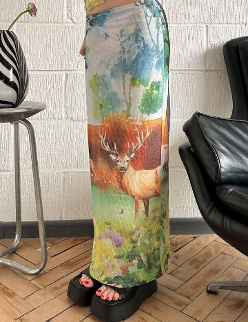 Fusta Labelrail x Lara Adkins, mix culori