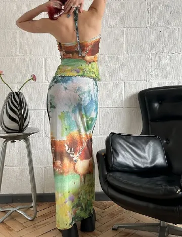 Fusta Labelrail x Lara Adkins, mix culori