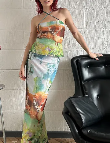 Fusta Labelrail x Lara Adkins, mix culori