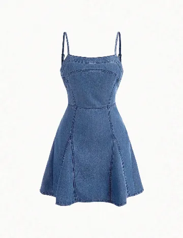 Rochie scurta SHEIN, albastru