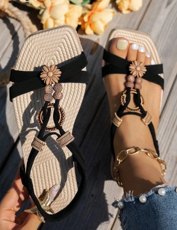 Sandale SHEIN, negru