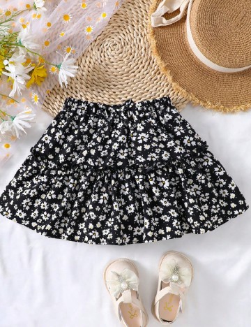 Fusta Shein Kids, negru