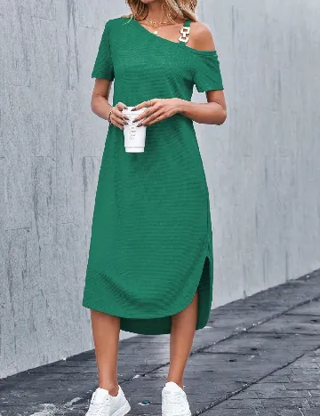 Rochie medie SHEIN, verde