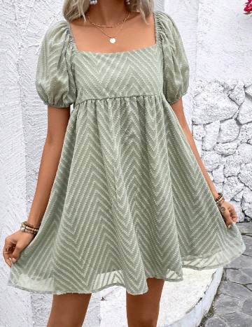 Rochie scurta SHEIN, verde