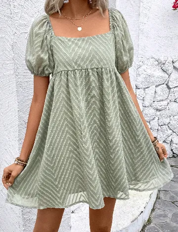 Rochie scurta SHEIN, verde