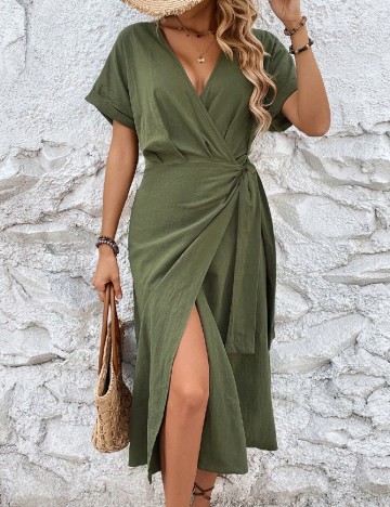 Rochie medie SHEIN, verde