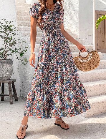 Rochie lunga SHEIN, floral