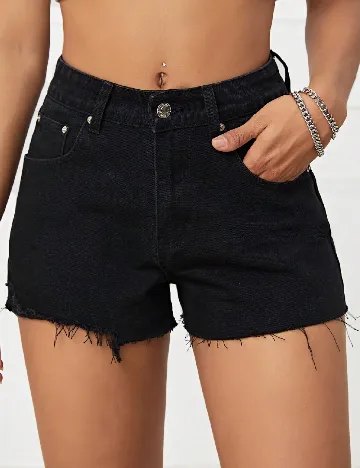 Pantaloni scurti SHEIN, negru