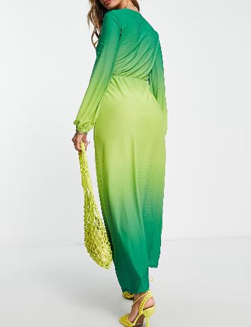 Rochie lunga River Island, verde