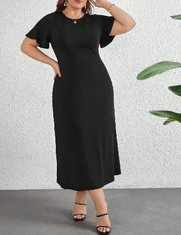 Rochie lunga SHEIN CURVE, negru