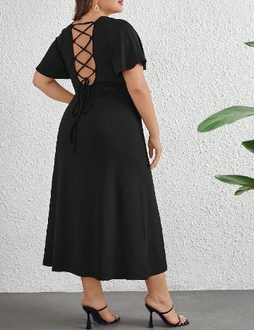 Rochie lunga SHEIN CURVE, negru