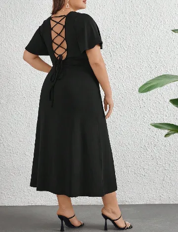 Rochie lunga SHEIN CURVE, negru
