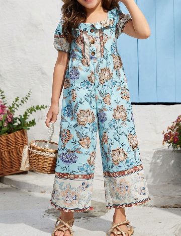 Salopeta Shein Kids, mix culori