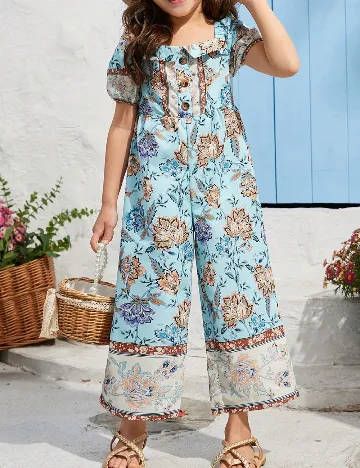 Salopeta Shein Kids, mix culori