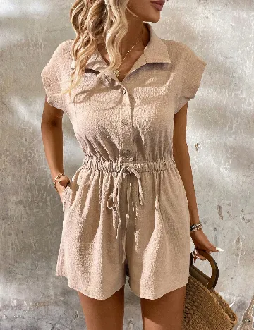 Salopeta SHEIN, crem