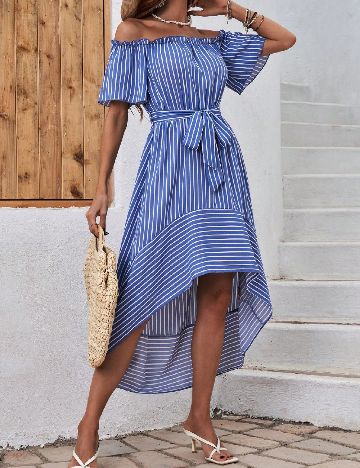 Rochie medie SHEIN, albastru