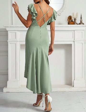 Rochie lunga SHEIN, verde