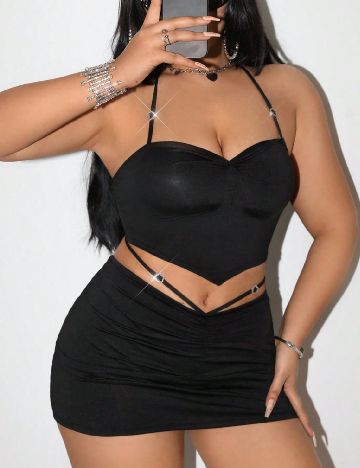 Compleu SHEIN CURVE, negru