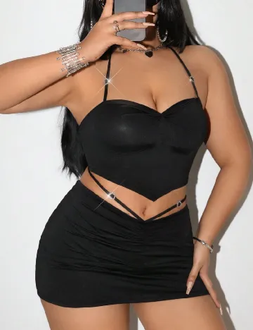 Compleu SHEIN CURVE, negru