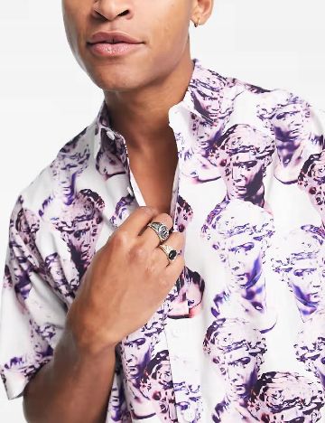 Camasa Oversize ASOS, mix culori