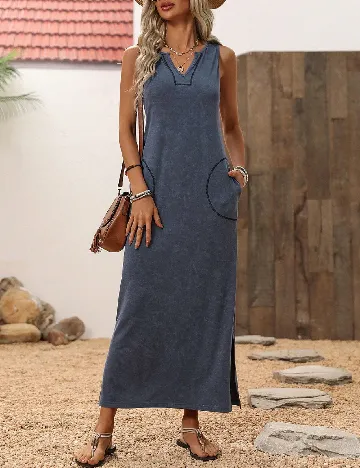 Rochie lunga SHEIN, gri