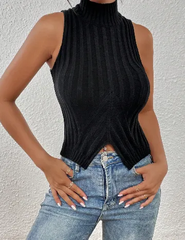Top SHEIN, negru