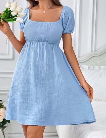 Rochie scurta SHEIN, albastru