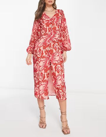 Rochie medie Pretty Lavish, mix culori