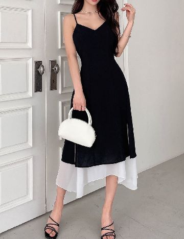 Rochie medie Dazy, negru