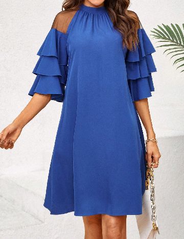 Rochie scurta SHEIN, albastru