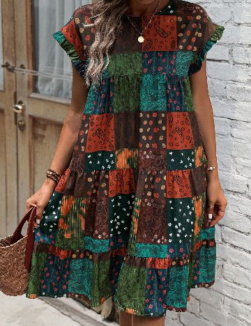 Rochie medie SHEIN, mix culori