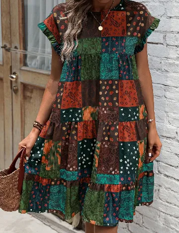 Rochie medie SHEIN, mix culori