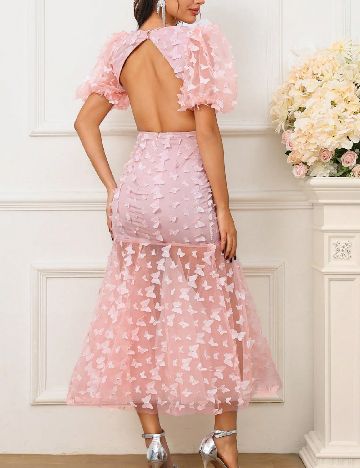 Rochie lunga SHEIN, roz